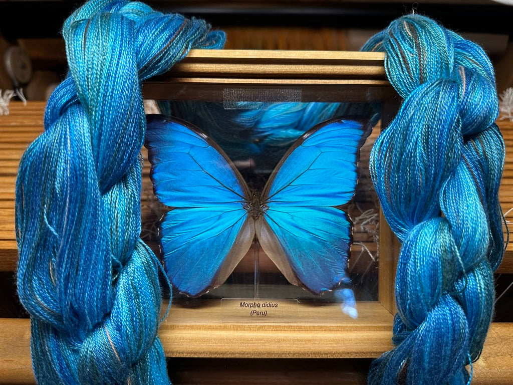 morphose Jewel Butterfly スカート 2色セット Blue Morpho Table Runner/ Scarf Kit – Sydney Sogol