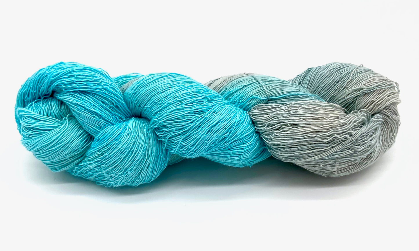 Hand Painted Organic Cotton Skeins - Sydney Sogol, Hand dyed Yarn, hand-painted-organic-cotton-skeins, hand dyed yarn, hand painted yarn