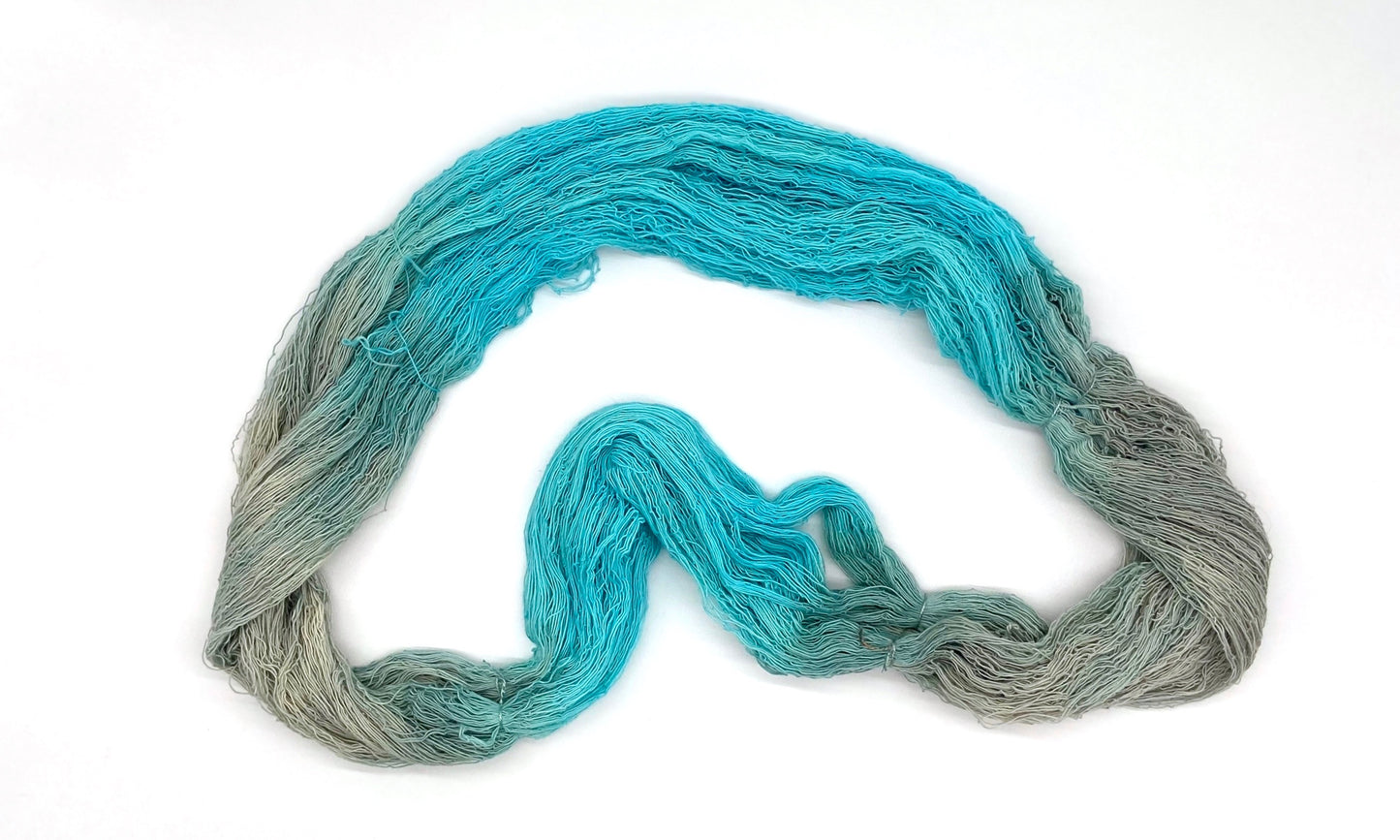 Hand Painted Organic Cotton Skeins - Sydney Sogol, Hand dyed Yarn, hand-painted-organic-cotton-skeins, hand dyed yarn, hand painted yarn