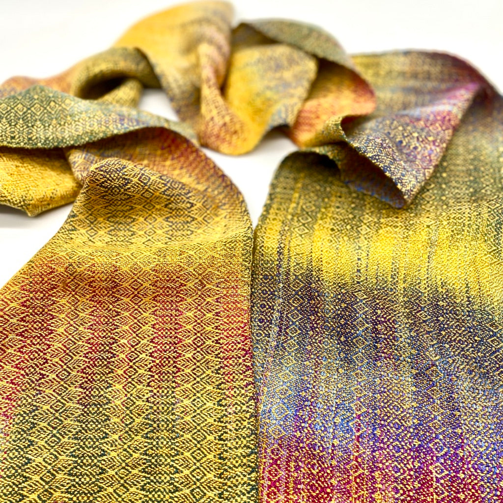 Oriental Dwarf Kingfisher Skinny Scarf- Various Colors - Sydney Sogol, Skinny Scarves, pre-order-oriental-dwarf-kingfisher-skinny-scarf, eco-friendly scarf, scarf, skinny scarf, tencel scarf,
