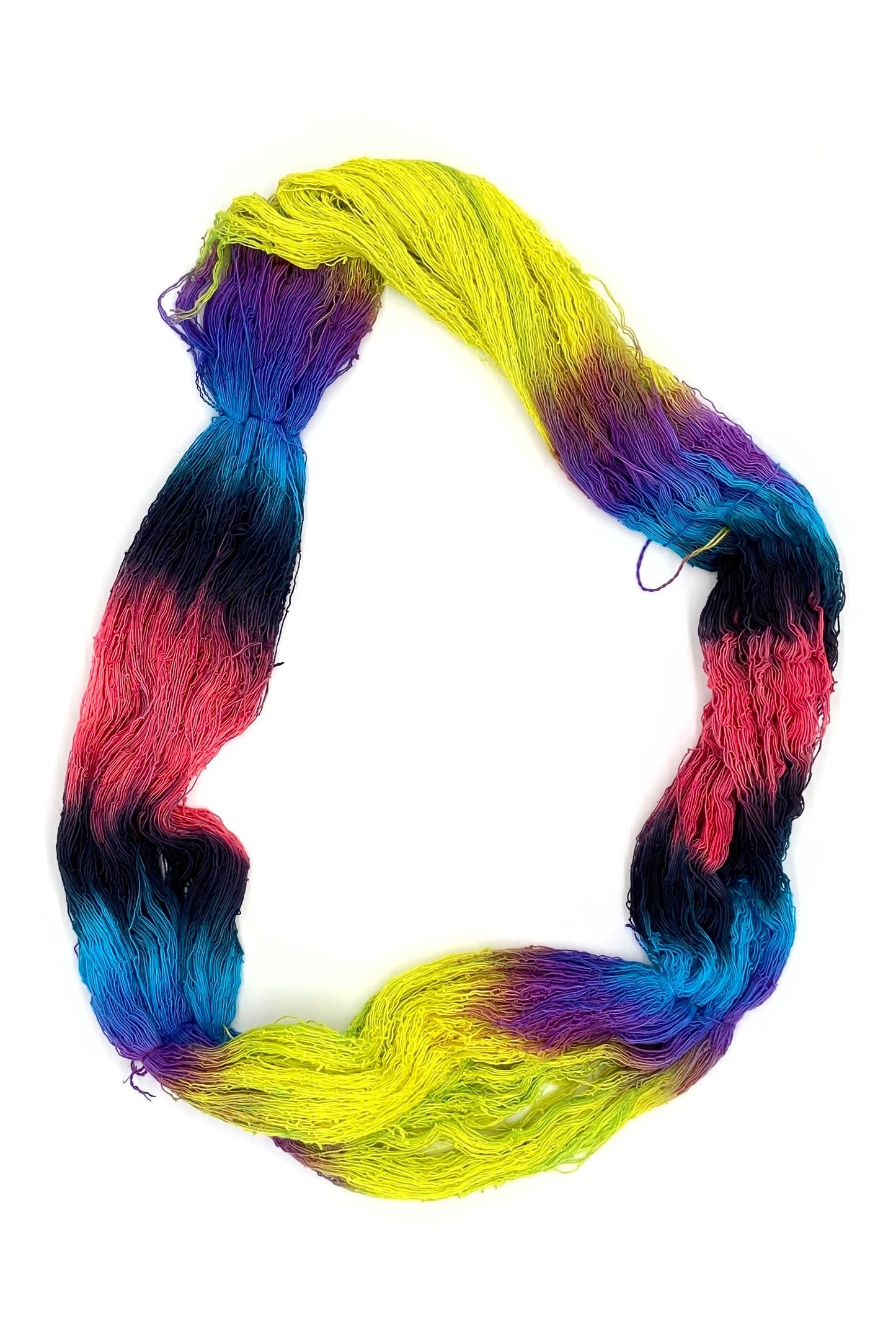 Hand Painted Organic Cotton Skeins - Sydney Sogol, Hand dyed Yarn, hand-painted-organic-cotton-skeins, hand dyed yarn, hand painted yarn