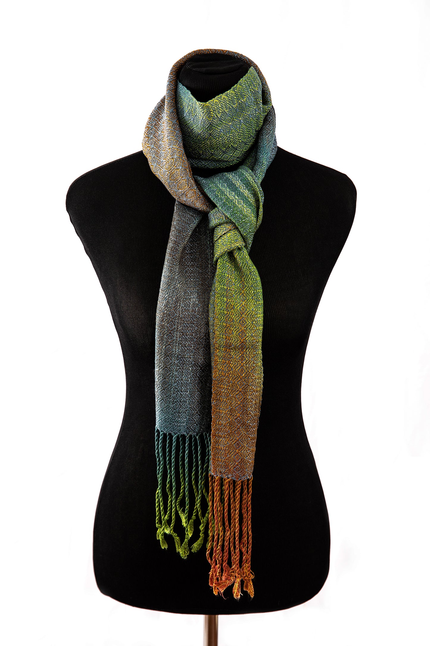 Kea Skinny Scarf- Pheasant Grey