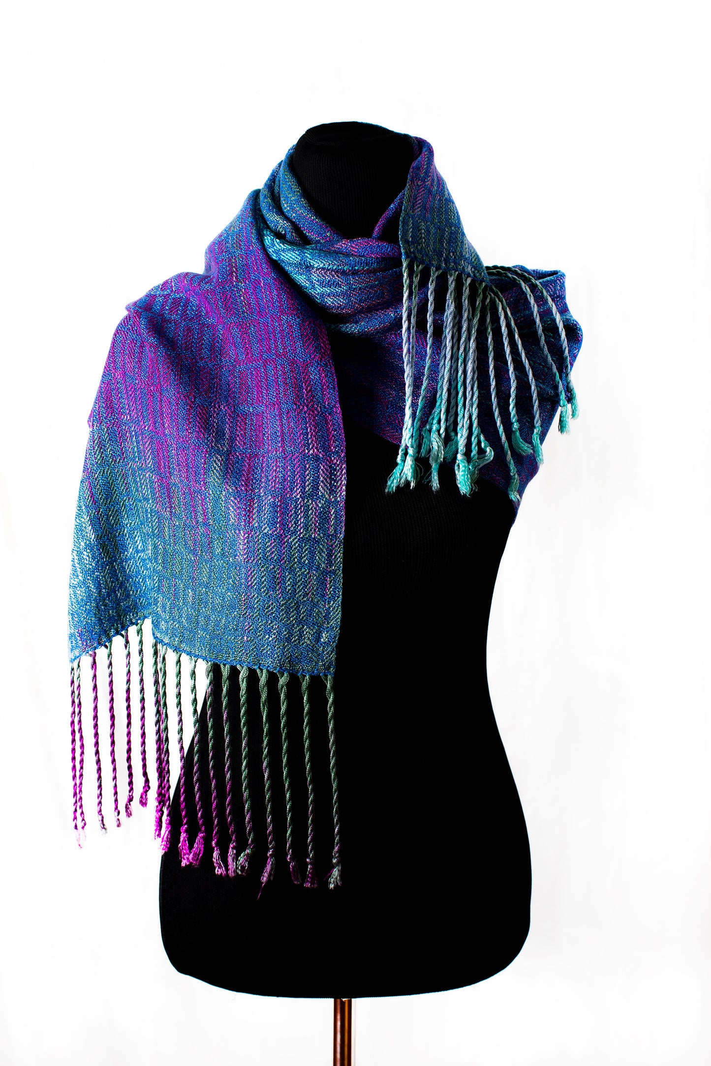 Kereru Classic Scarf- Eastern Bluebird