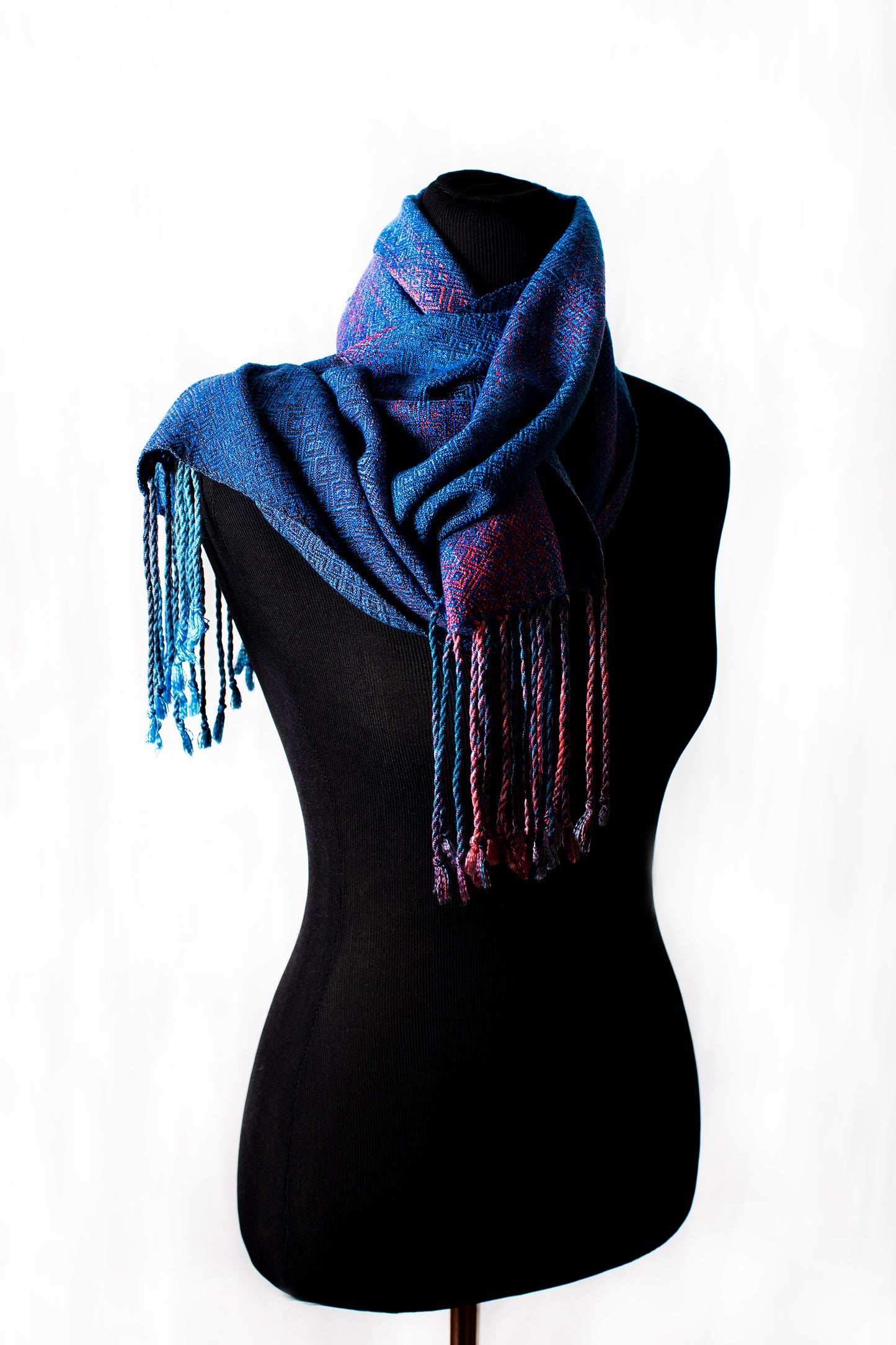 Pukeko Classic Scarf- Eastern Bluebird