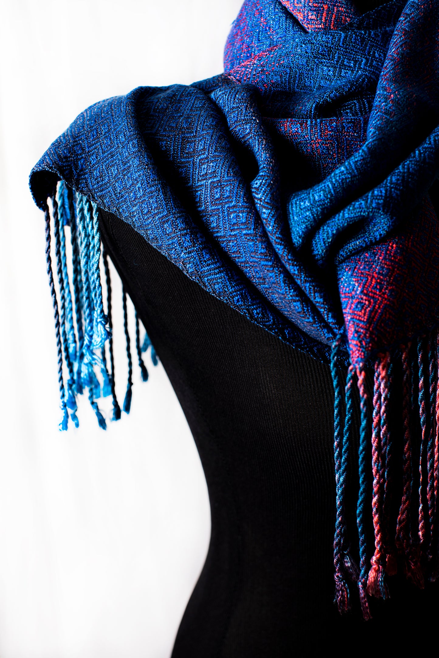 Pukeko Classic Scarf- Eastern Bluebird