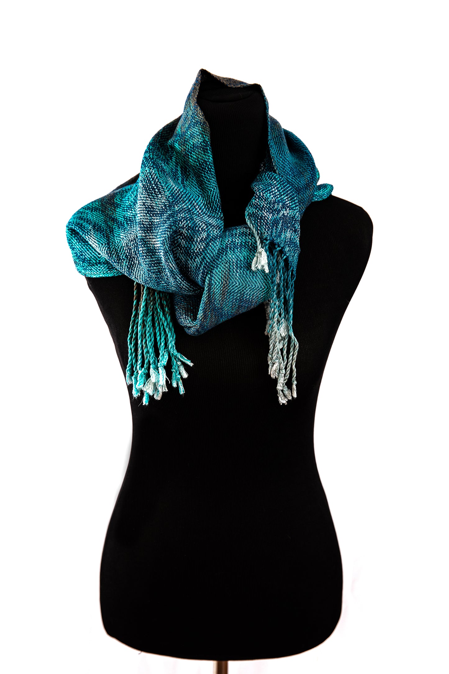 Spotted Shag Classic Tencel Scarf- Stellar Jay