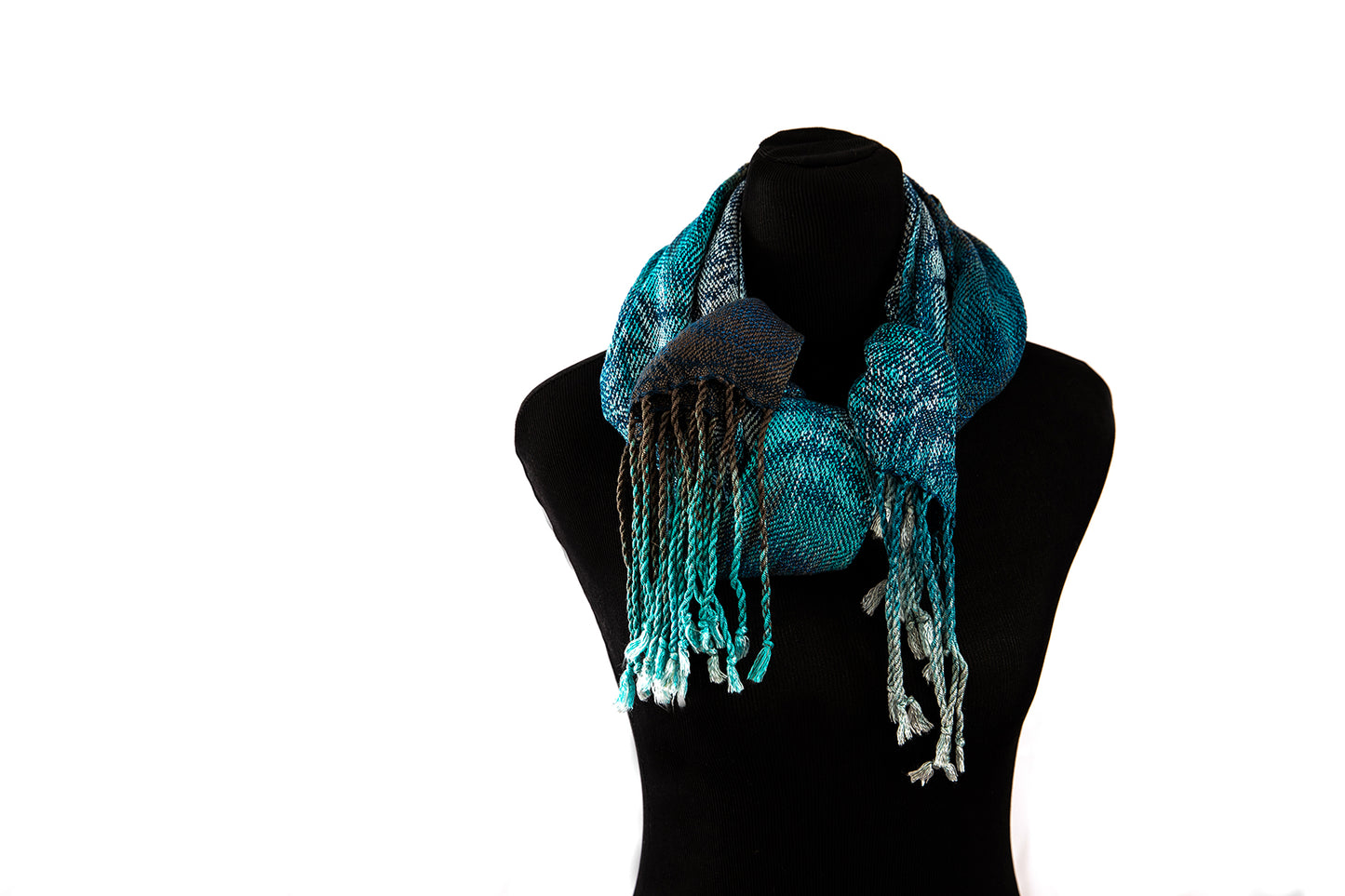 Spotted Shag Classic Tencel Scarf- Stellar Jay