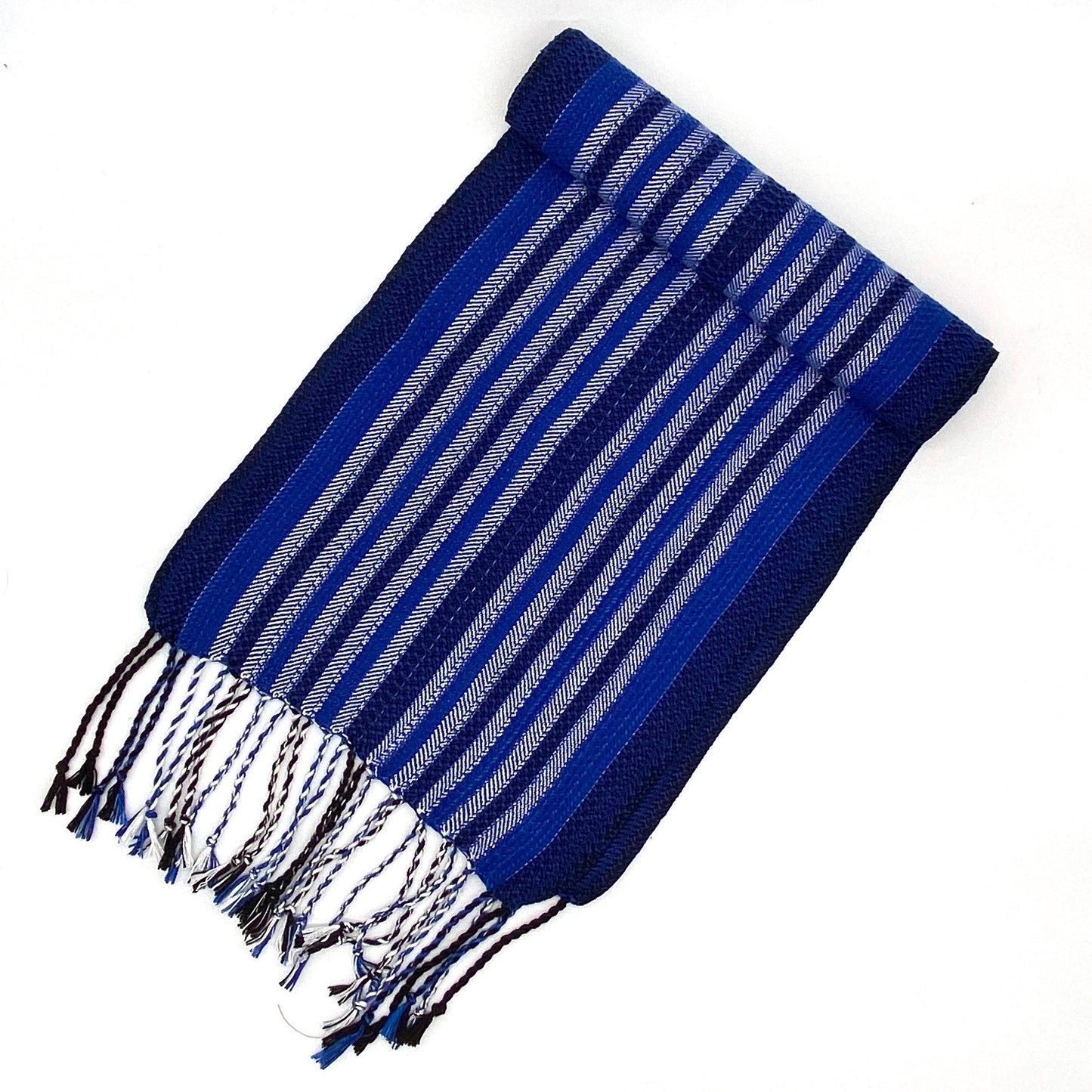 Vulture Guinea Fowl- Royal Blue Reflective Scarf - Sydney Sogol, Classic Scarves, vulture-guineafowl-royal-blue-reflective-scarf,