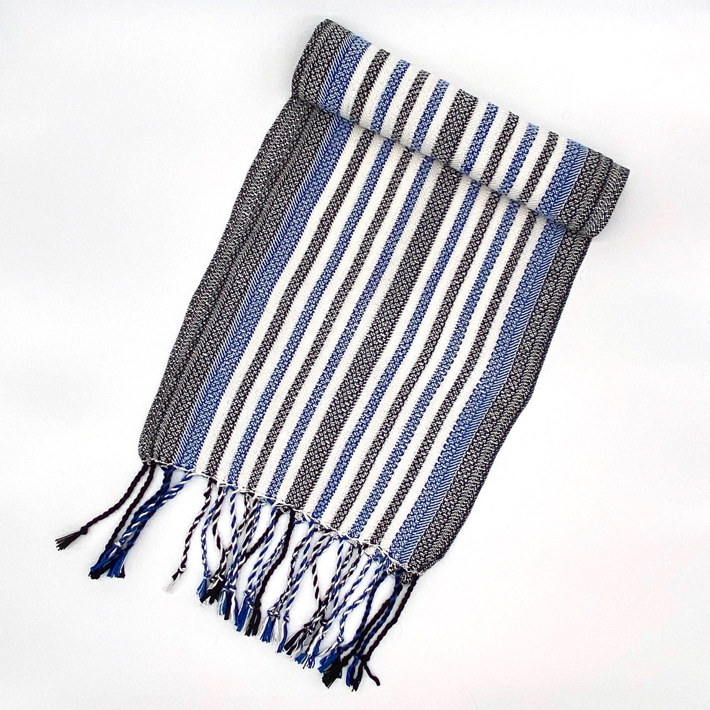 Vulture Guinea Fowl- White Reflective Scarf - Sydney Sogol, Classic Scarves, vulture-guineafowl-white-reflective-scarf,