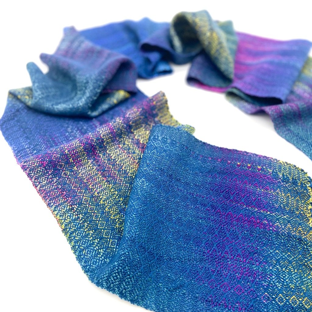 Oriental Dwarf Kingfisher Skinny Scarf- Various Colors - Sydney Sogol, Skinny Scarves, pre-order-oriental-dwarf-kingfisher-skinny-scarf, eco-friendly scarf, scarf, skinny scarf, tencel scarf,