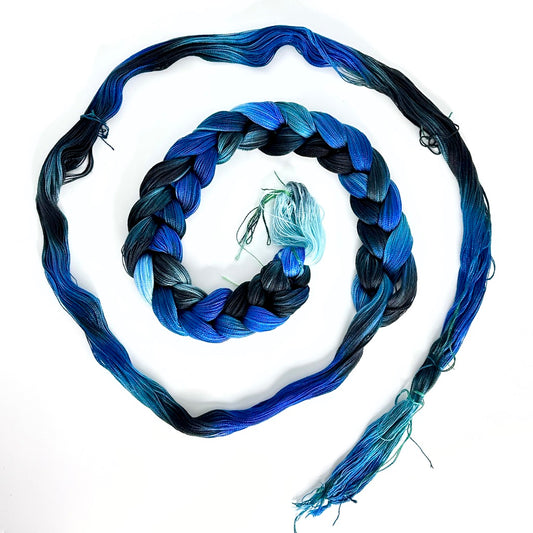 Hand Painted Warp: Tencel 5/2- Splendid Fiary Wren