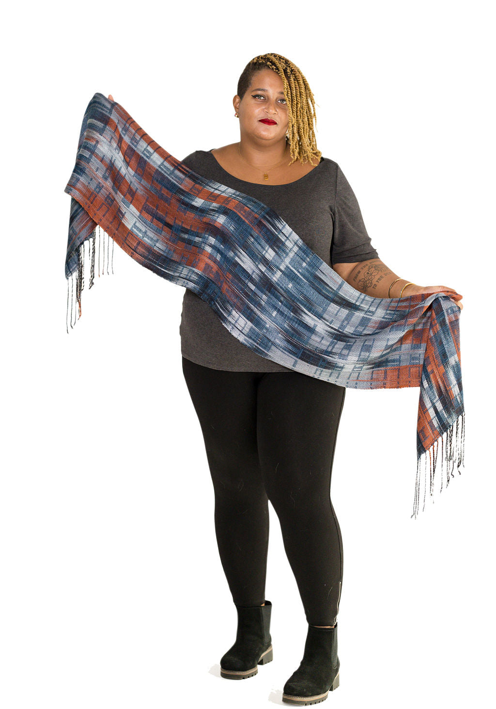 Harlequin Duck Tencel Classic Scarf -Barn Swallow