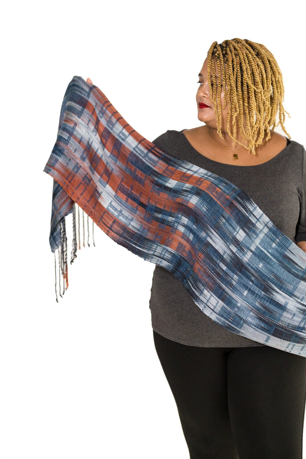 Harlequin Duck Tencel Classic Scarf -Barn Swallow