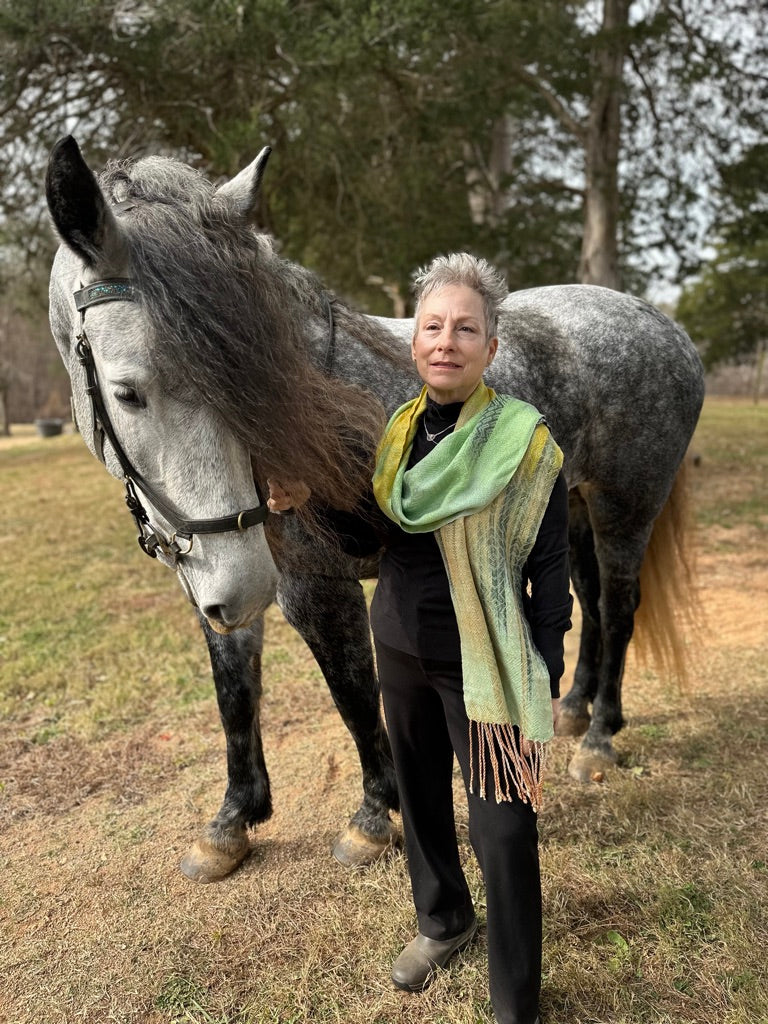 King Eider Classic Tencel Scarf- Light Green