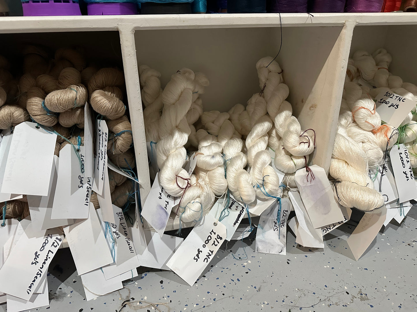 Undyed Skeins for Dye-licious class
