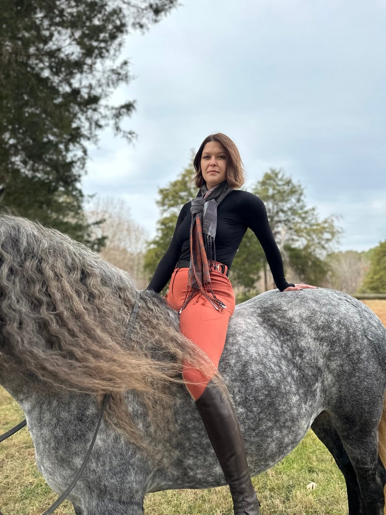 Harlequin Duck Tencel Classic Scarf -Medium Grey