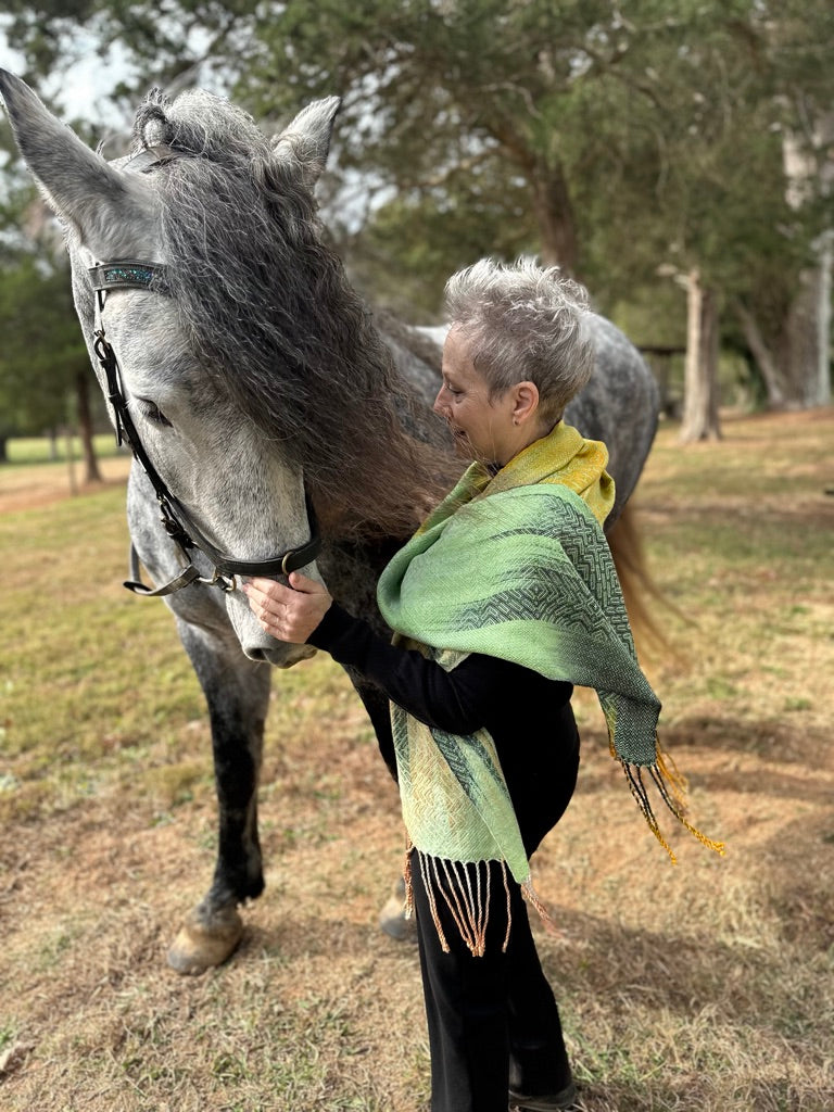 King Eider Classic Tencel Scarf- Light Green