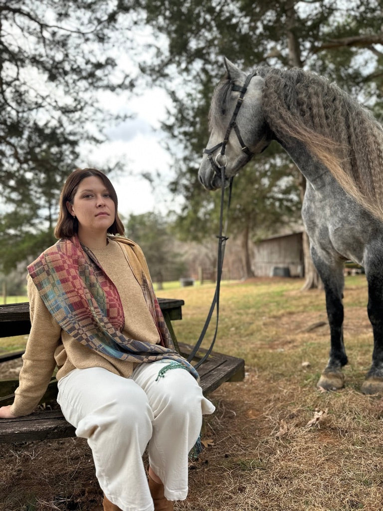 Wood Duck classic tencel scarf- golden