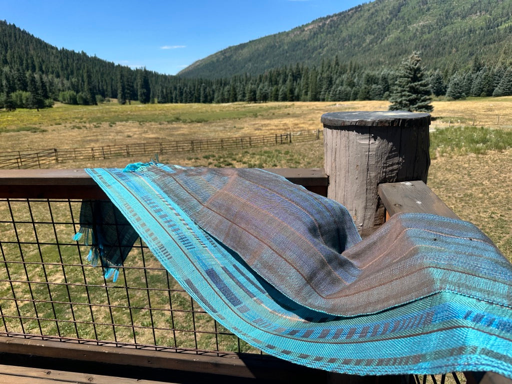 Pre- Order -Blue Morpho Table Runner/ Scarf Kit