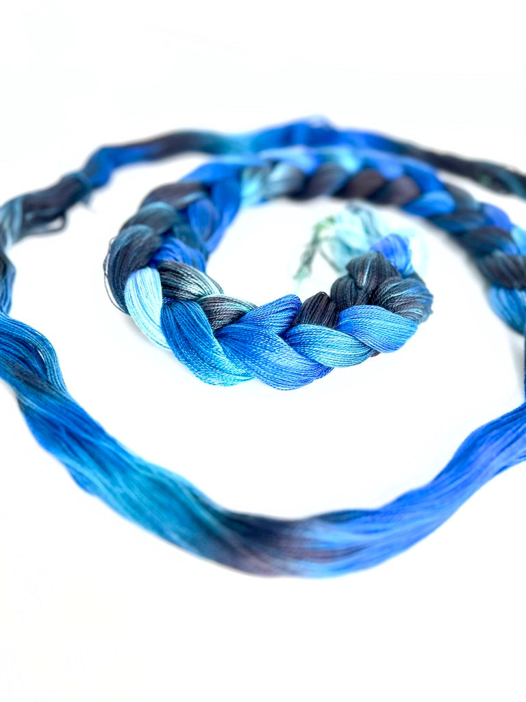 Hand Painted Warp: Tencel 8/2- Splendid Fiary Wren