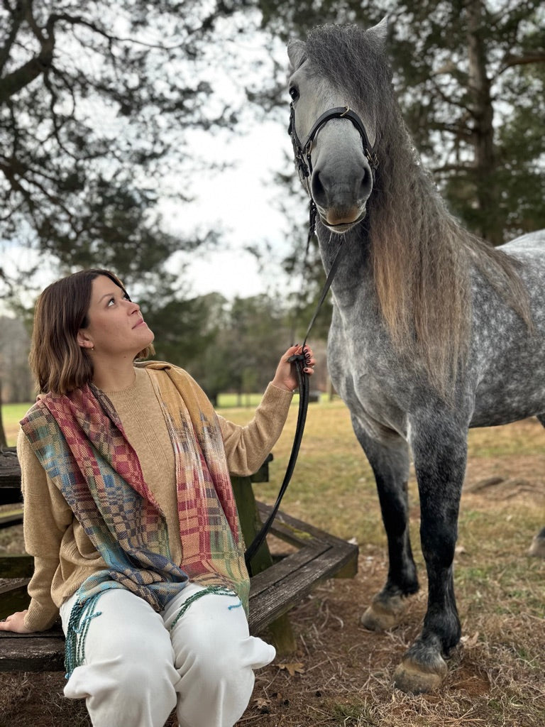 Wood Duck classic tencel scarf- golden