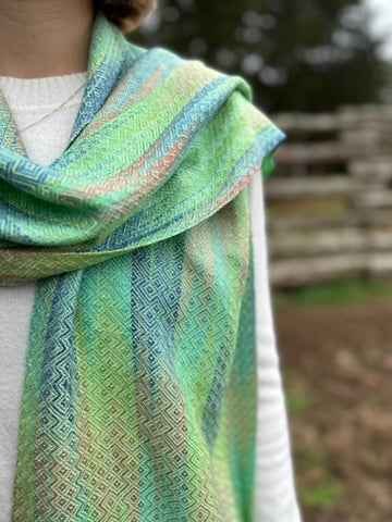 Takahae Classic Tencel  Scarf-Light Green