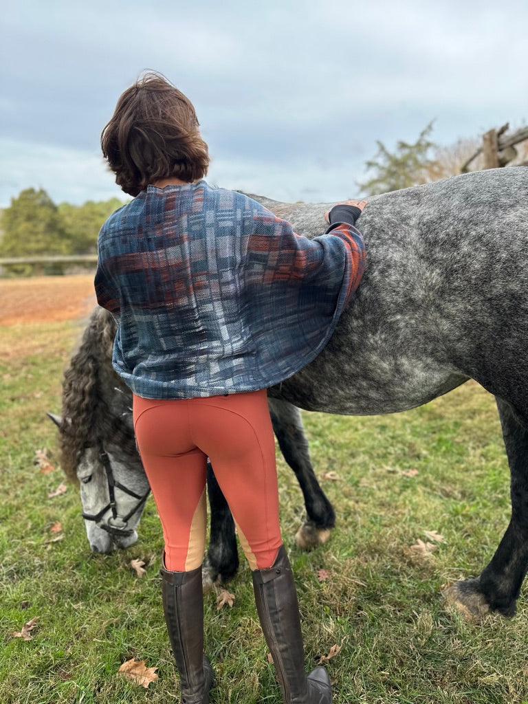 Harlequin Duck Tencel Shawl- Barn Swallow