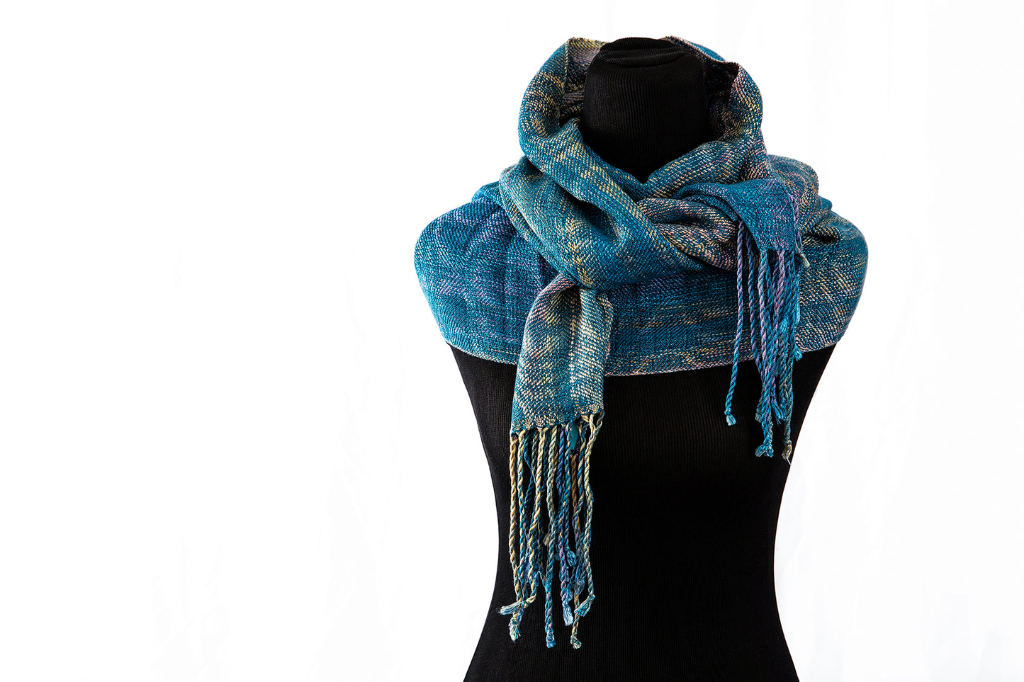 Golden Tailed Sapphire Classic Tencel Scarf-Barn Swallow
