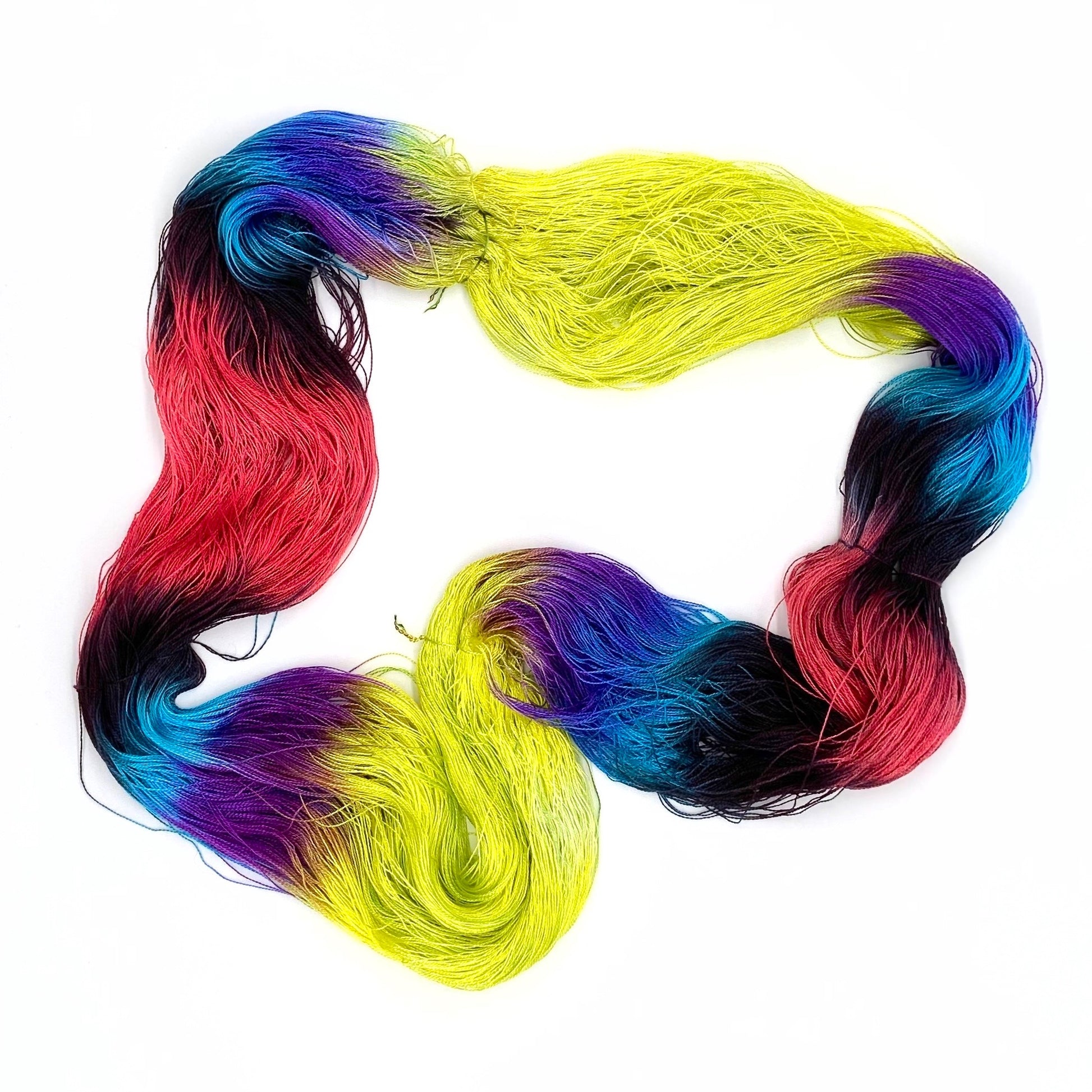 Hand Painted Tencel 10/2 Skeins - Sydney Sogol, Hand dyed Yarn, hand-painted-tencel-10-2-skeins, eco-friendly yarn, Hand dyed tencel yarn, hand dyed yarn, hand painted yarn, tencel yarn, weav