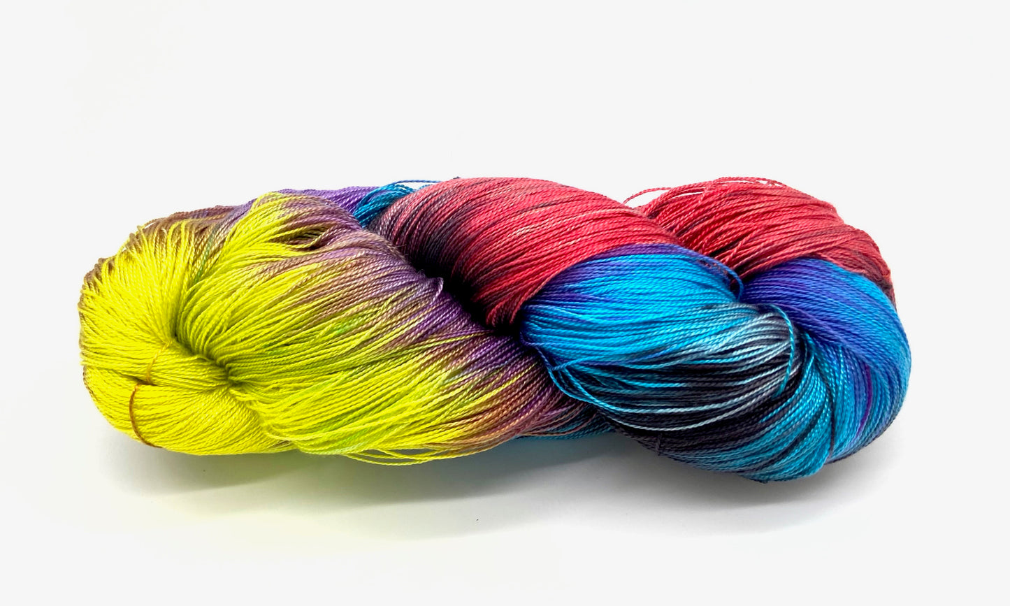 Hand Painted Tencel 5/2 Skeins - Sydney Sogol, Hand dyed Yarn, hand-painted-tencel-5-2-skeins, eco-friendly yarn, Hand dyed tencel Yarn, hand dyed yarn, hand painted yarn, tencel yarn, weavin