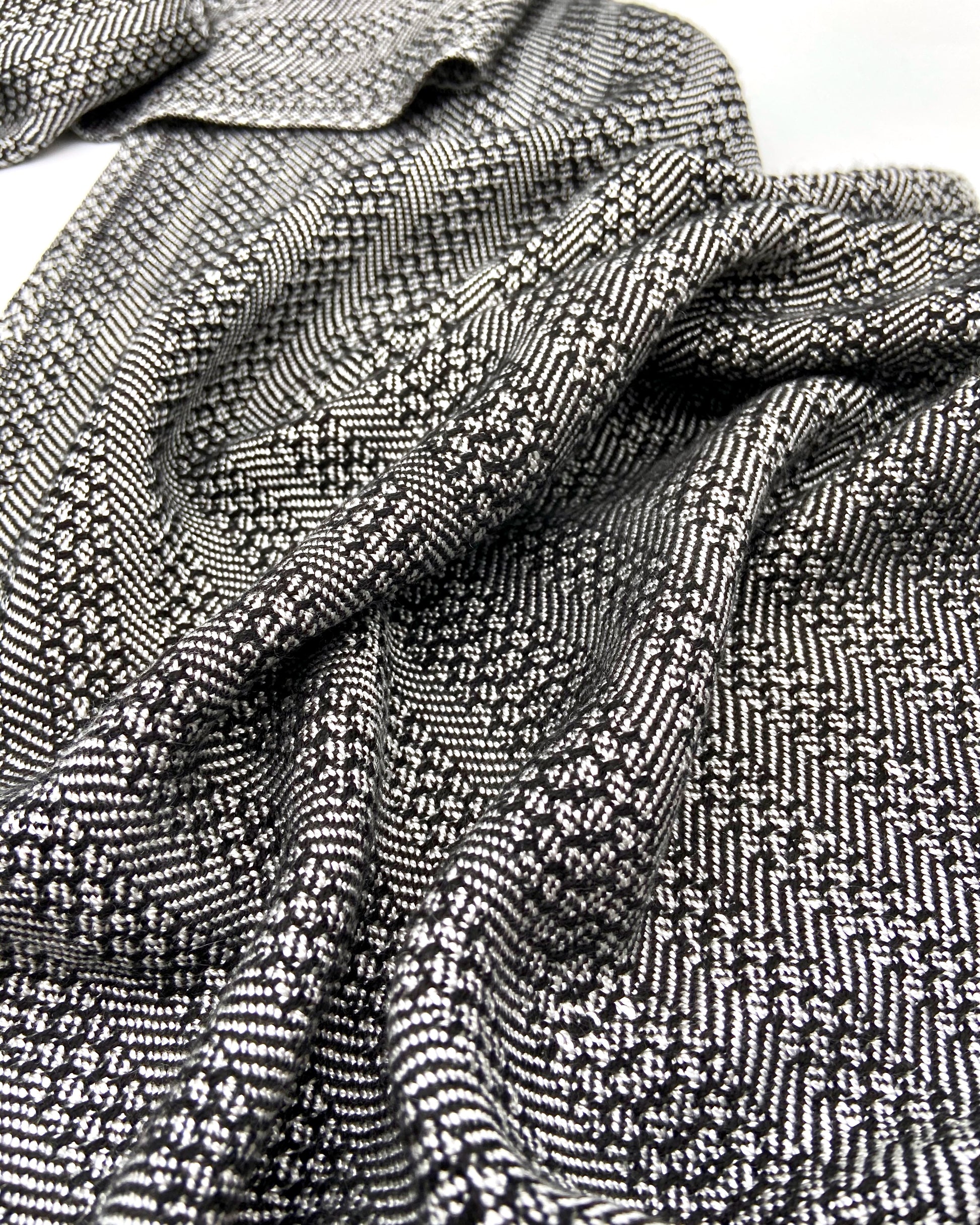 Classic Neutral- Black and White - Sydney Sogol, Classic Scarves, classic-neutral-black-and-white, scarf, tencel scarf