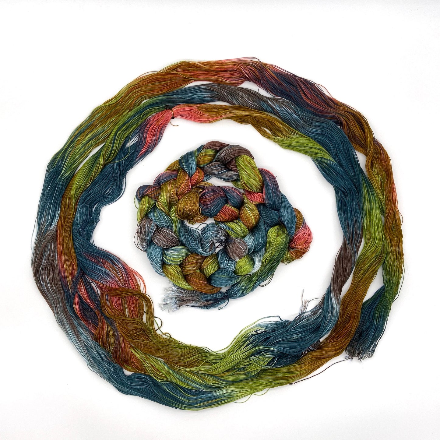 Hand painted Warp:Tencel 8/2 -KEA - Sydney Sogol, Hand dyed Yarn, hans-painted-warp-tencel-8-2-kea, Eco-friendly Yarn, Hand dyed warp, handpainted warp, tencel Warp, tencel yarn, warp, Weavin