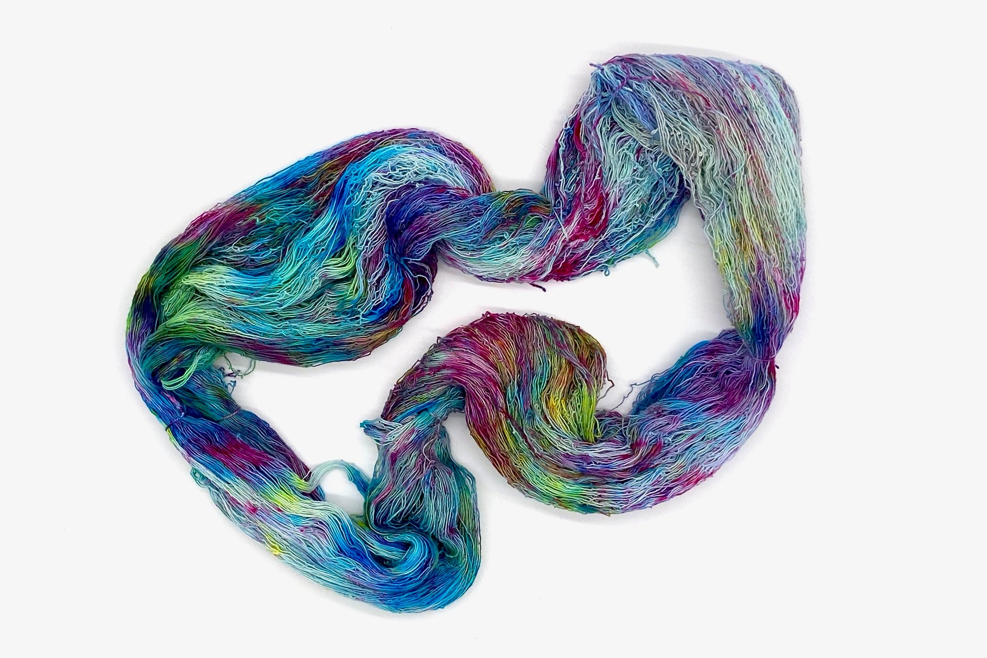 Hand Painted Organic Cotton Skeins - Sydney Sogol, Hand dyed Yarn, hand-painted-organic-cotton-skeins, hand dyed yarn, hand painted yarn