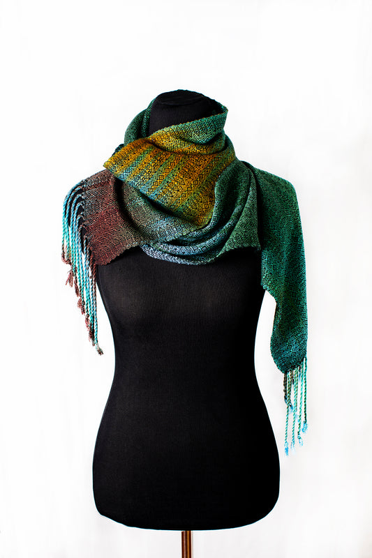 Tui Skinny tencel  Scarf- Raven