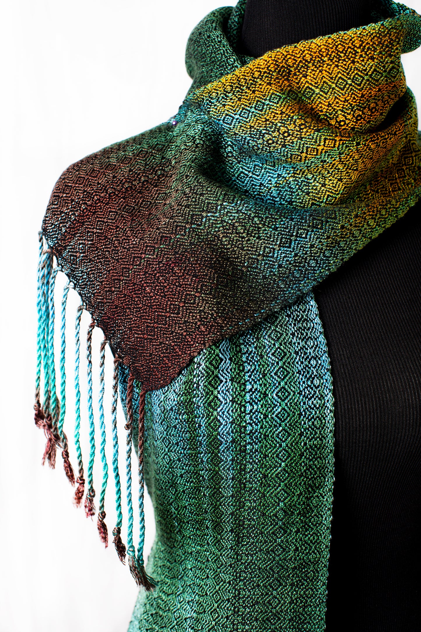 Tui Skinny tencel  Scarf- Raven